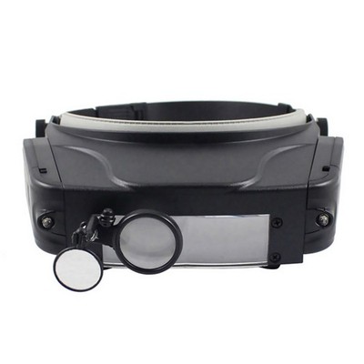 4-Level Magnification LED Jeweler Head Headband Magnifier Magnifying Glasses
