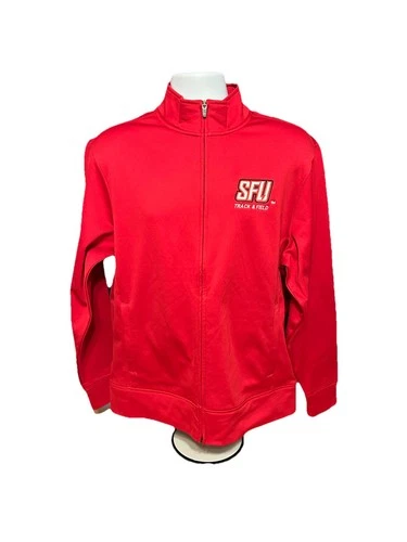 Saint Francis University Track And Field SFU Full Zip Jacket Men Medium Red video thumbnail