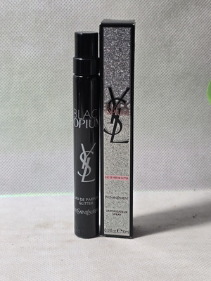 Black Opium by Yves Saint Laurent Eau De Parfum Glitter 0.33oz