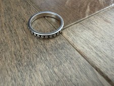 Sterling Silver 925 SILVER RING BAND DESIGN SIZE 7