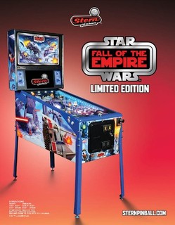 Stern Star Wars Fall of the Empire Limited Edition Pinball Machine Free Shipping
