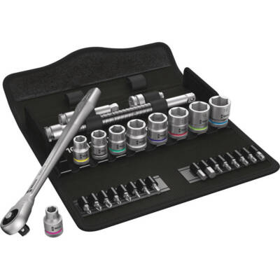Wera 8100 SB7 Zyklop 29-teiliges 3/8'' Steckschlüssel- und Bitsatz