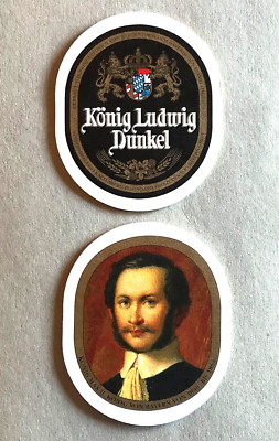 Beer mat, coaster, castle brewery Kaltenberg, King Max II. v. Bavaria #4001#
