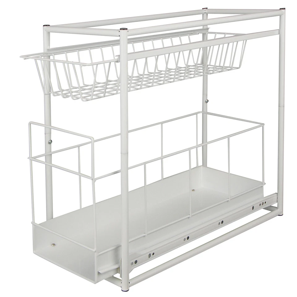 HI Teleskop Schublade Küchen Schrank Auszug Korb Einbauschublade Spülschrank - Bild 2 von 4