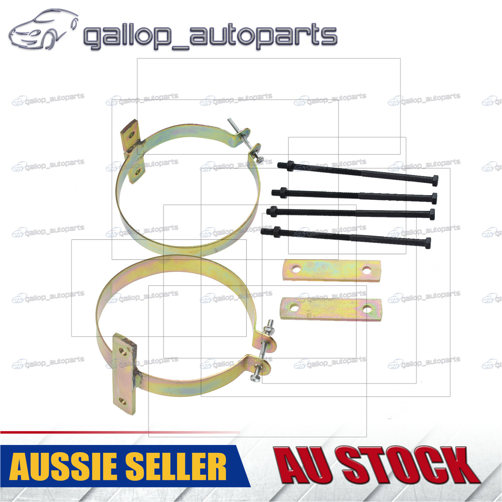 2PCS for 15cm 150mm Storage Tube Holder Bracket Caravan Pole Carrier Brackets eBay