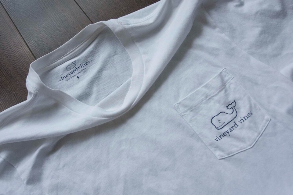 ** Vineyard Vines T Shirt Pocket Logo Size S *11eg1016a4 eBay