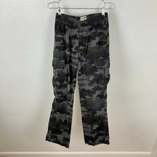 Est 1989 Place Camo Cargo Pants Kids 14 Grey Adjustable Elastic Waist