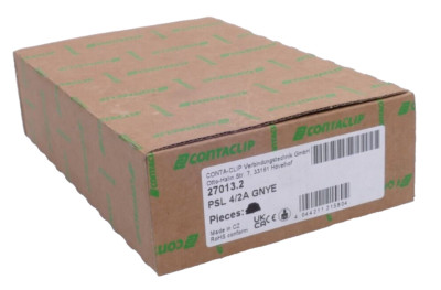 46x Contaclip 27013.2 Schutzleiterklemme PSL 4/2A GNYE