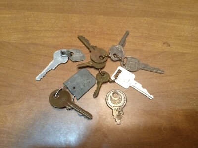 Vintage Keys And Keychain Sets Lot Majority Very Rare Unique All USA Made Htf