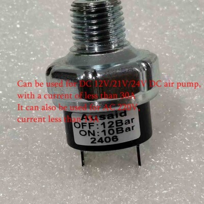 FOR 12V24V220V 30A automatic start stop switch 10bar on 12bar off NC PT1/4
