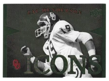 2011 Upper Deck Oklahoma Zac Henderson Icons I-ZH