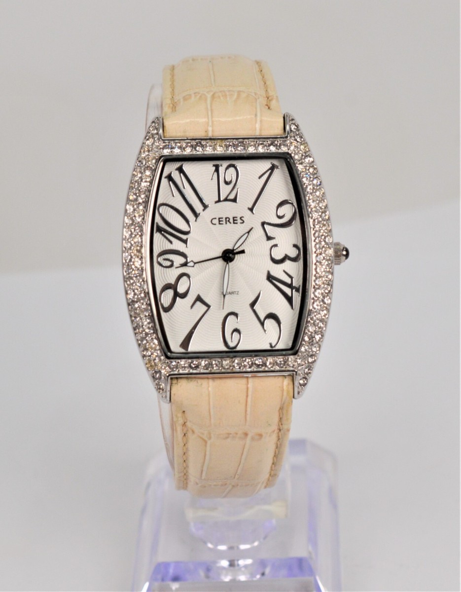 Ceres M229 Ladies Watch Vanilla Leather Strap | eBay