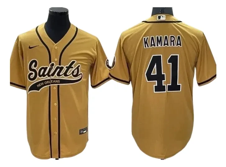 Saints top baseball jersey