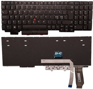 NORDIC TASTATUR FÜR LENOVO THINKPAD E15 GEN 1 2 1TH 2TH 20T8 20T9 20RD 20RE NOR