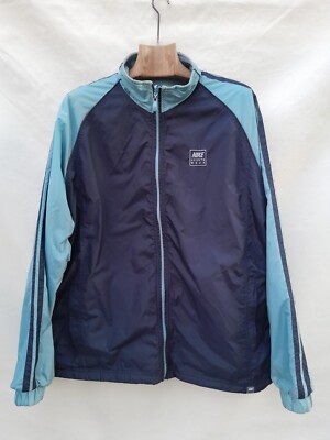 Vintage 80s Nike Barcelona Reversible Jacket Men's Extra Large Blue Fleece