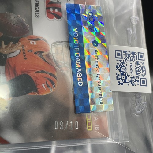 Maglia Panini Contenders Optic 2022 JOE BURROW SSP GREEN PULSAR AUTO 9/10 match - Foto 5 di 5