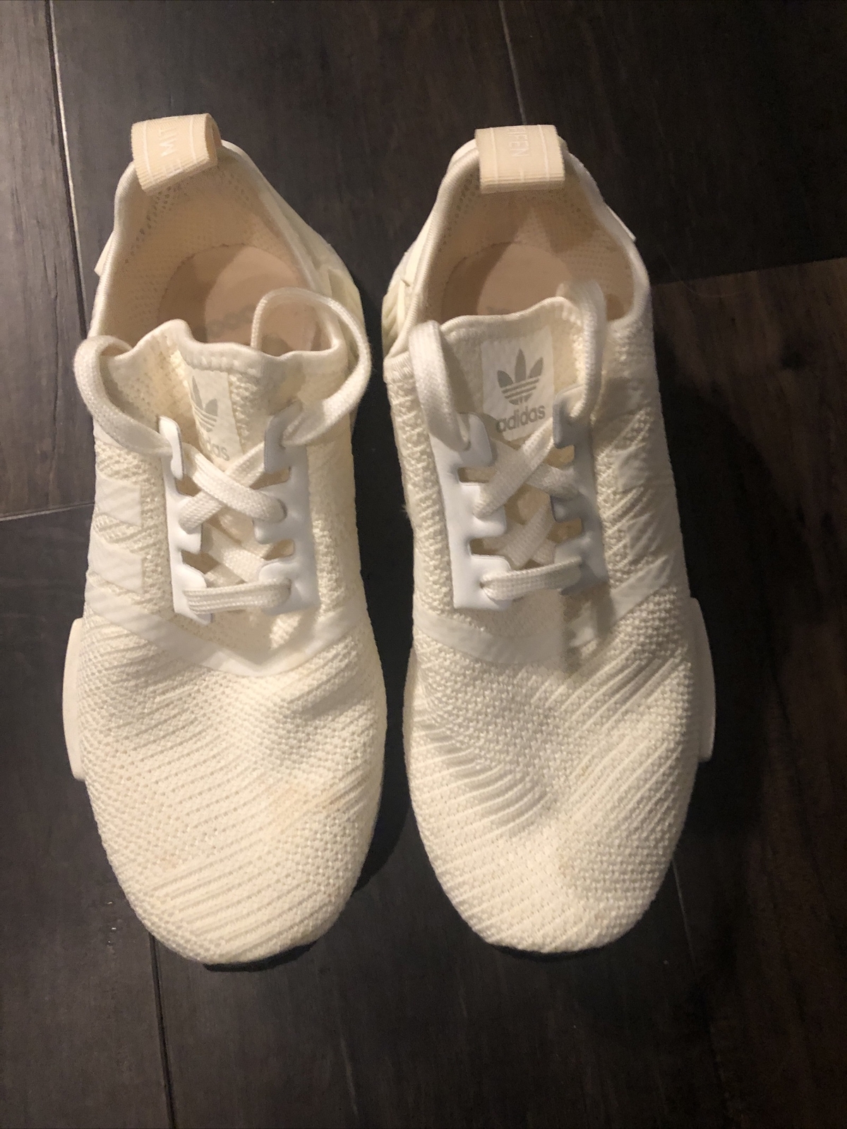 Size 6.5 - adidas NMD R1 Off White Gold 
