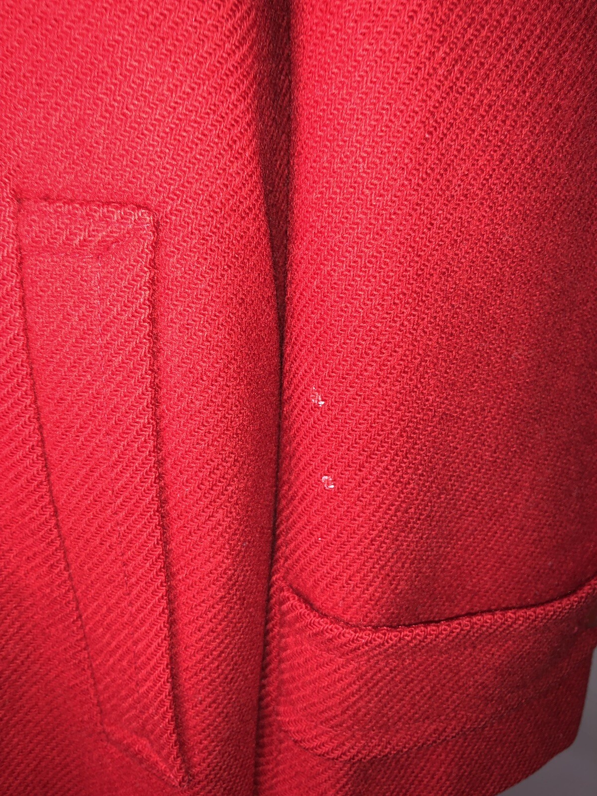 1950s Pendleton Wool Double Breasted Crop Red VTG… - image 9