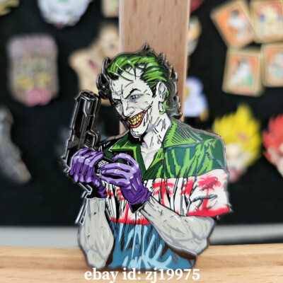 The Joker Glow-in-the-Dark Limited Edition Metal Enamel Pin Badge Brooch