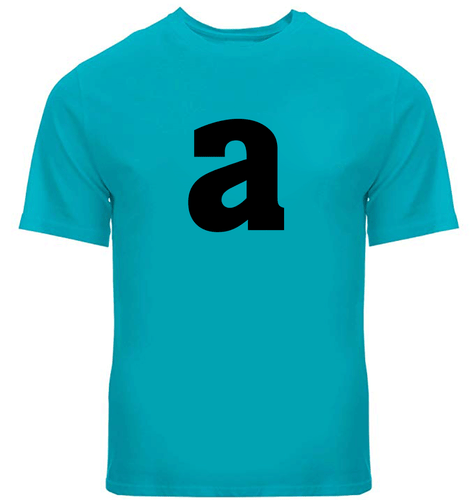 Buchstabe A Alphabet Unisex Herren Damen Tee T-Shirt cool Geschenk Shirts Freizeit Gr. S ~ 3XL - Bild 25 von 32