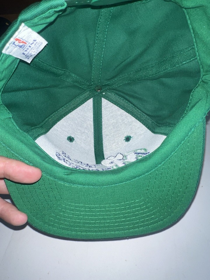 Vintage 80s Dallas Mavericks NBA Basketball Green Color Snapback Hat