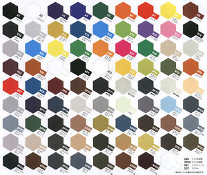 Tamiya Xf Color Chart