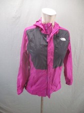 The North Face HyVent Size L 14-16 Girls 100 Nylon Full Zip Windbreaker 672