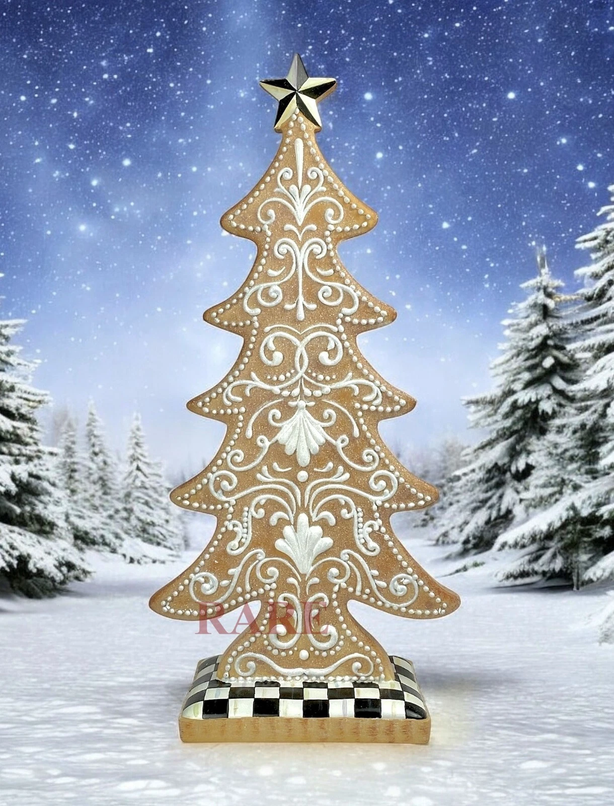 MacKenzie-Childs Gingerbread Cookie Christmas Tree - Thumbnail 2