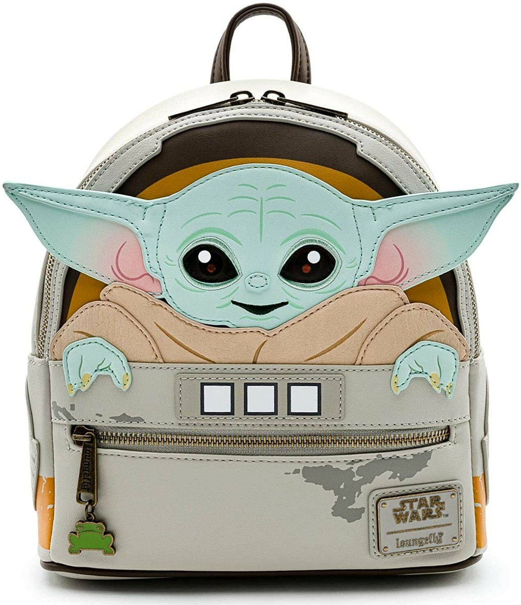 baby yoda mini backpack loungefly Loungefly STAR WARS Mandalorian Baby Yoda The Child Mini Backpack and  wallet NWT