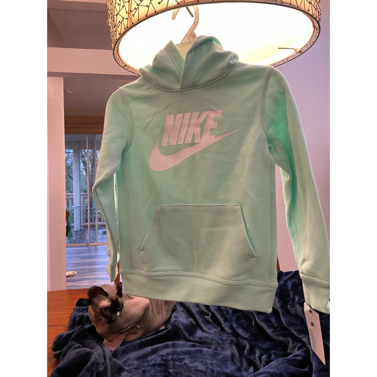 nike pastel green hoodie