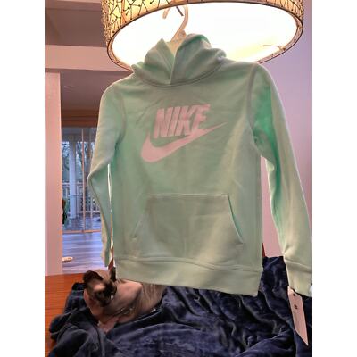mint green nike hoodie