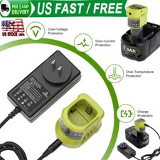 Rapid Charger For RYOBI P108 18V One Plus High Capacity Lithium-ion Battery P117