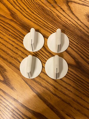 Whirlpool Range Oven Burner Knob – White KIP 5J20, Plastic, Fits Convection & Electric Stoves