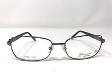 SAFILO EMOZIONI Eyeglasses Frames EM4380 6LB 54-17-135 Silver/Black SN72
