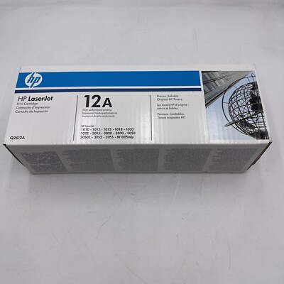HP LaserJet Print Cartridge 12A, Q2612A Black