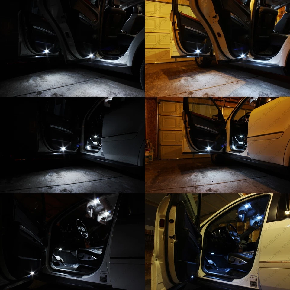 16 x White LED Interior Light Package For 2001 - 2007 Chrysler Town Country TOOL - Image 4 of 4