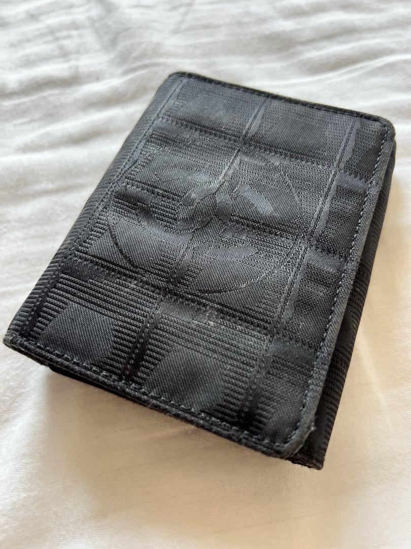 Chanel Black Caviar Quilted Trifold Wallet with CC Logo