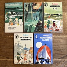 Tove Jansson - Moomins UK Puffin 5 Vol 1970s PB Matching Set - Vintage - VGC