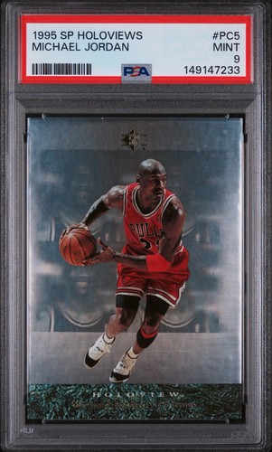 Michael Jordan #PC5 1995 SP Holoviews card