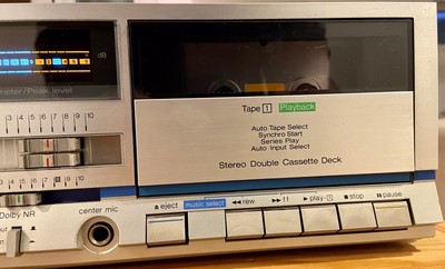 TECHNICS RS-M222 Stereo Double Cassette Deck M222 Play & Record