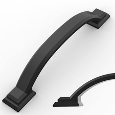 10 Pack Matte Black Cabinet Pulls 4 Inch 102mm Hole Centers, Handles for Kit...