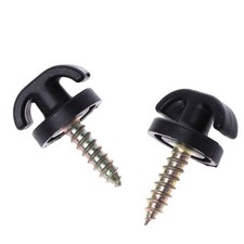 2 Pcs Universal Car Rear Trunk Envelope Cargo Net Tie Down Hook Ring Hangin