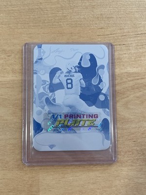 Nicco Marchiol 2025 Leaf Eclectic Football Signature Series 1/1 Printing Plate