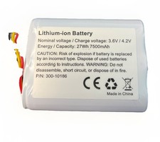 Battery 300-10186 for ADT Command Smart Panel  3.6V 27Wh