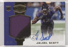 2018 Panini Plates & Patches Rookie 43/99 Jaleel Scott #210 Patch Auto 5w7