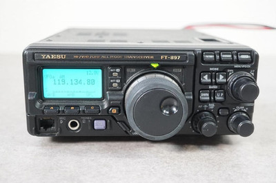 ヤエス　FT-897DM Yaesu FT-897M HF/VHF/UHF All Mode Transceiver w/ MH-31 Mic Tested