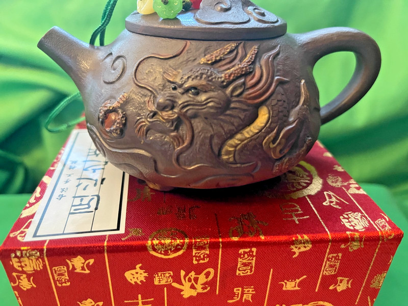 Yixing Purple Clay Dragon Shipiao Teapot Clay Teapot Hand Crafted