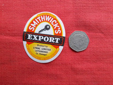 Smithwick's Export Lymac Ltd Duckworth & Co Manchester seltenes altes Papieretikett