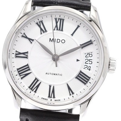 MIDO Belluna Automatic Boys Watch Silver Dial Date From Japan