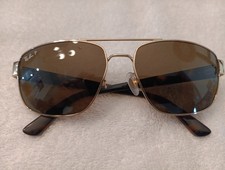 Ray-Ban Italy R RB3663 001/57 60 17 140 3P Gold Sunglasses See Pics For Cond.